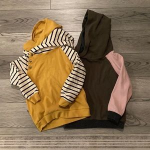 Set of double hoodies size 5/6